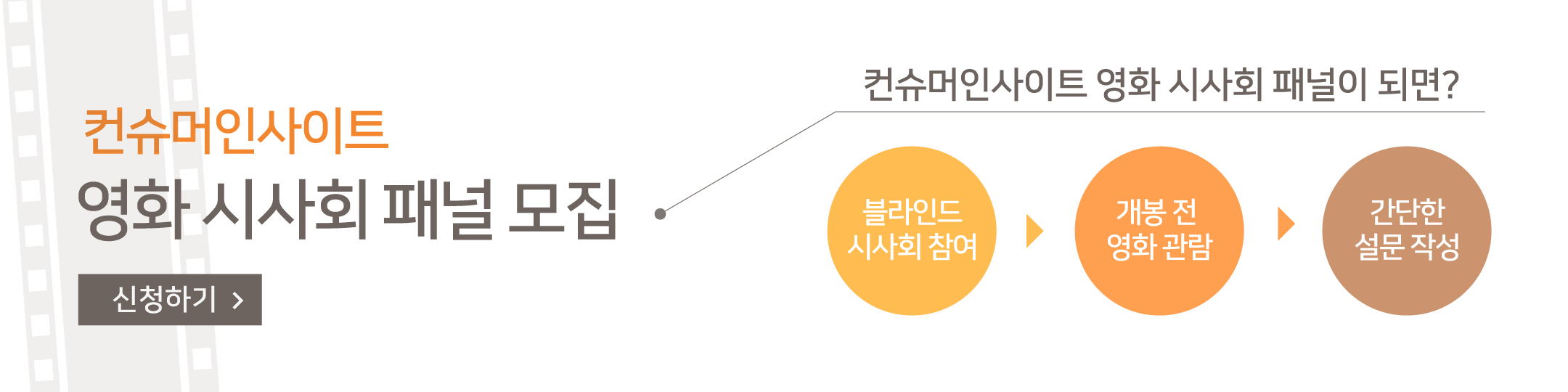 컨슈머인사이트 영화 시사회 패널 모집
